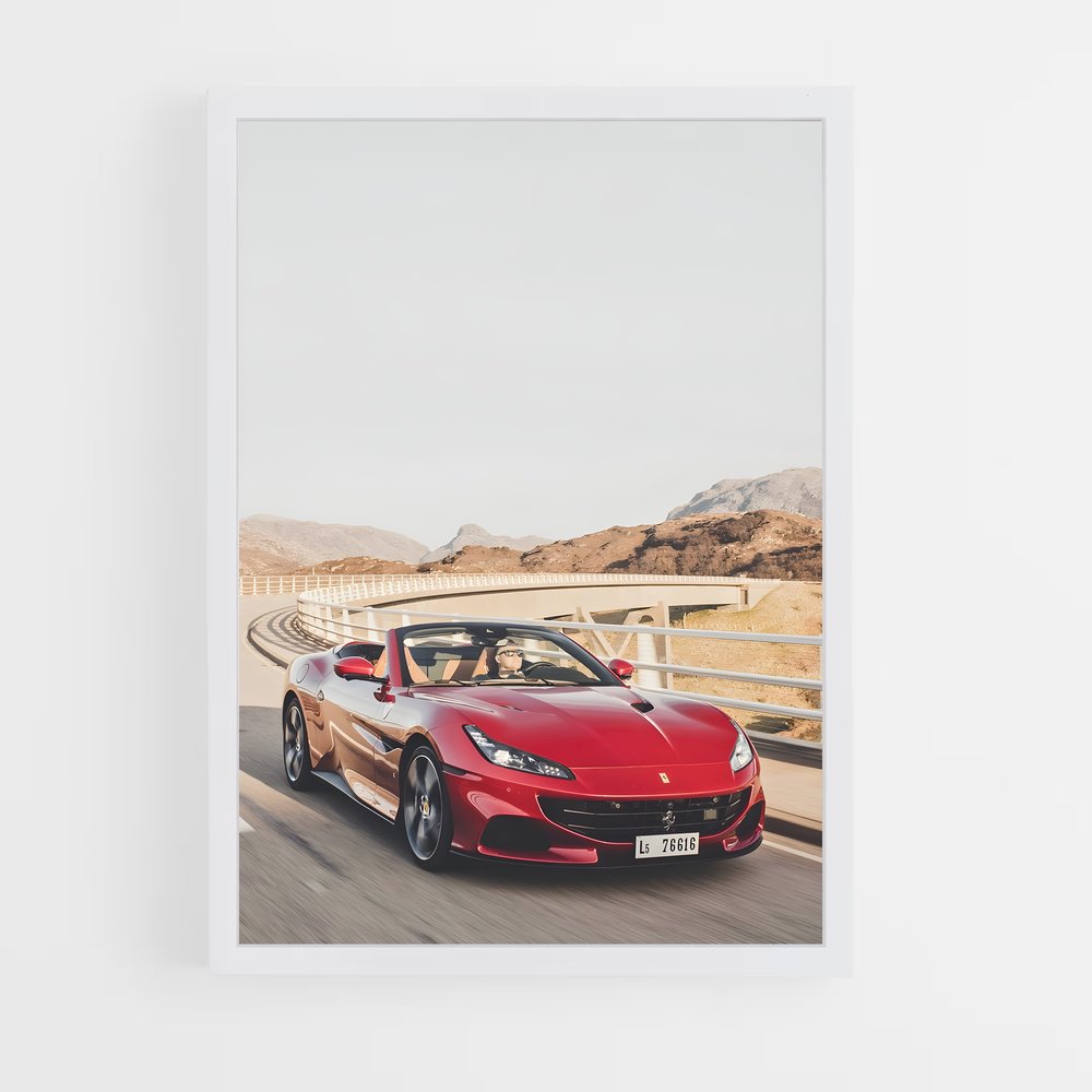 Poster Portofino de Vitesse – affiche Ferrari (vue 3)